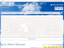 Tablet Screenshot of murrayhillchiro.com